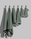 Terry Waffle 6pc Towel Bundle Grey Fog