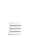 Terry Waffle Face Towels White Set of 4