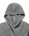 Onsen Waffle Bath Robe in Cinder Grey #color_cinder-grey