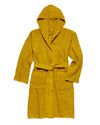 Onsen Waffle Bath Robe in Ochre #color_ochre