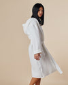 Onsen Waffle Bath Robe in White #color_white