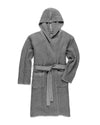 Onsen Waffle Bath Robe in Cinder Grey #color_cinder-grey